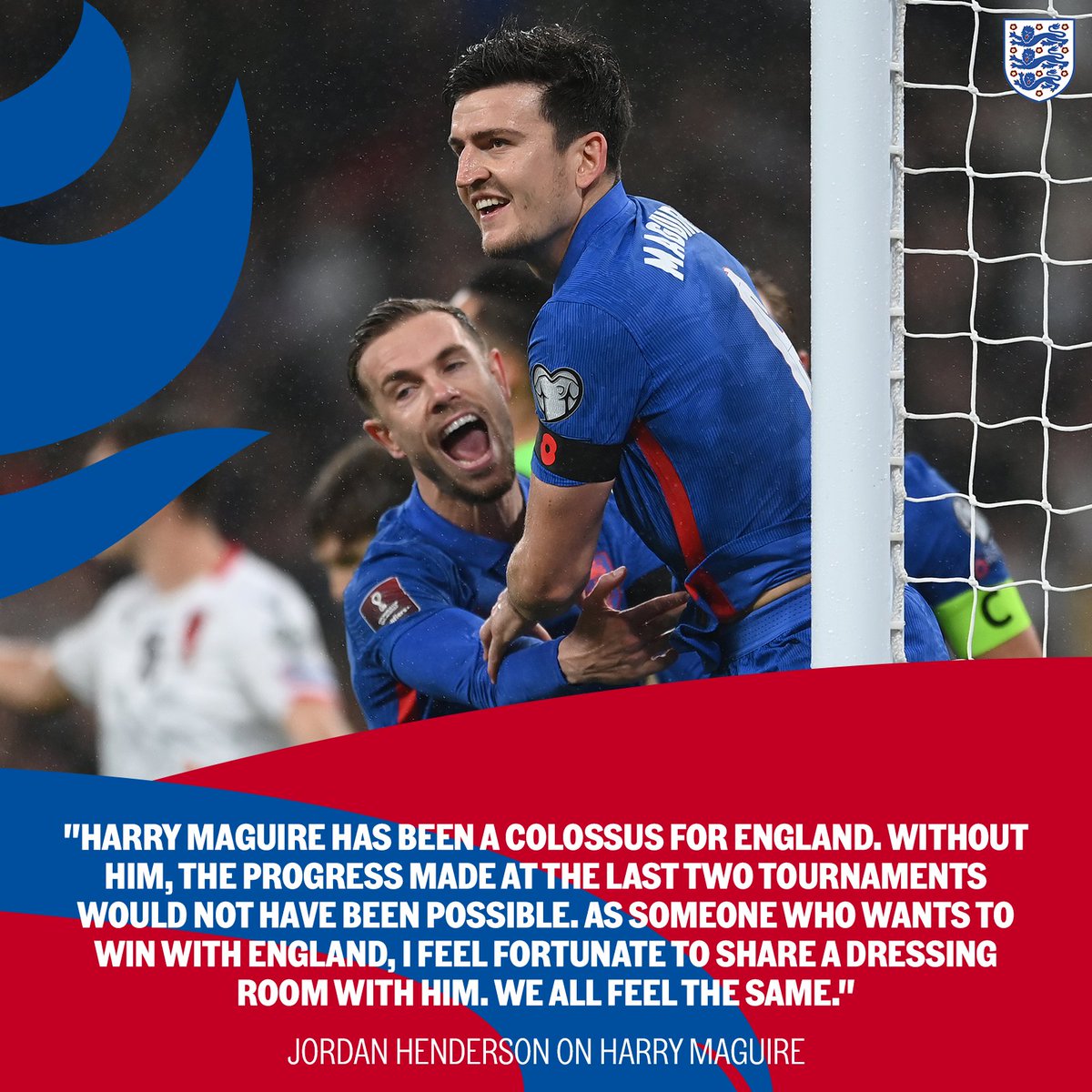 England's tweet image. ❤️ @HarryMaguire93