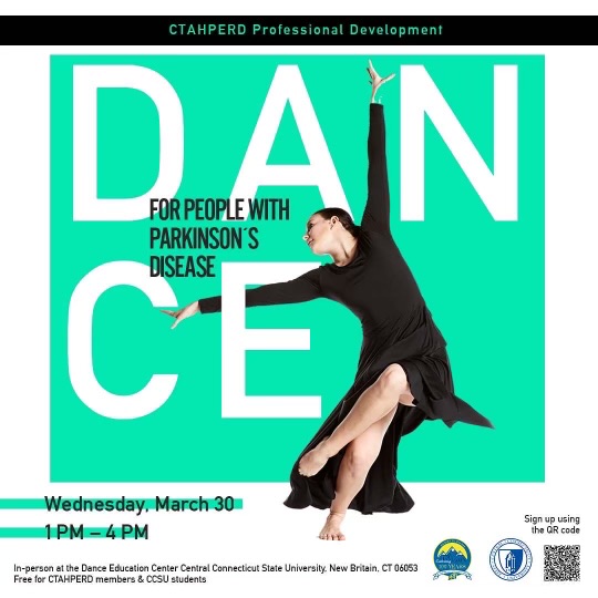 GregYoudan's tweet photo. Grateful to be traveling to Central Connecticut State University to be teaching this professional development workshop on Dance for People with #Parkinsons Disease for the Connecticut Association for Health, Physical Education, Recreation and Dance!
#DanceForHealth #DanceForPD https://t.co/7nHLsmb9aT