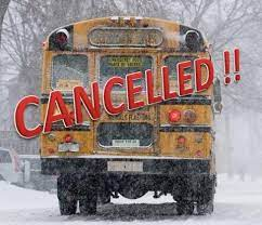 Wednesday March 30th

 All school buses and vans in Simcoe County have been cancelled due to Environment Canada’s forecast for significant freezing rain and icy road conditions throughout the school day.
The school is open for student learning.