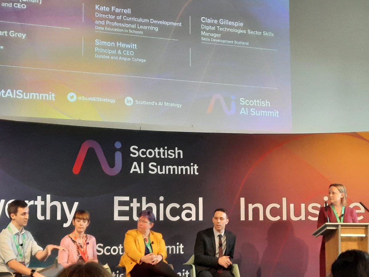 KatyGuthrie's tweet photo. Data skills should be embedded across the curriculum not limited to Computer Science - @digitalkatie has so many great examples #ScotAIStrategy https://t.co/Ah24cpzTfz