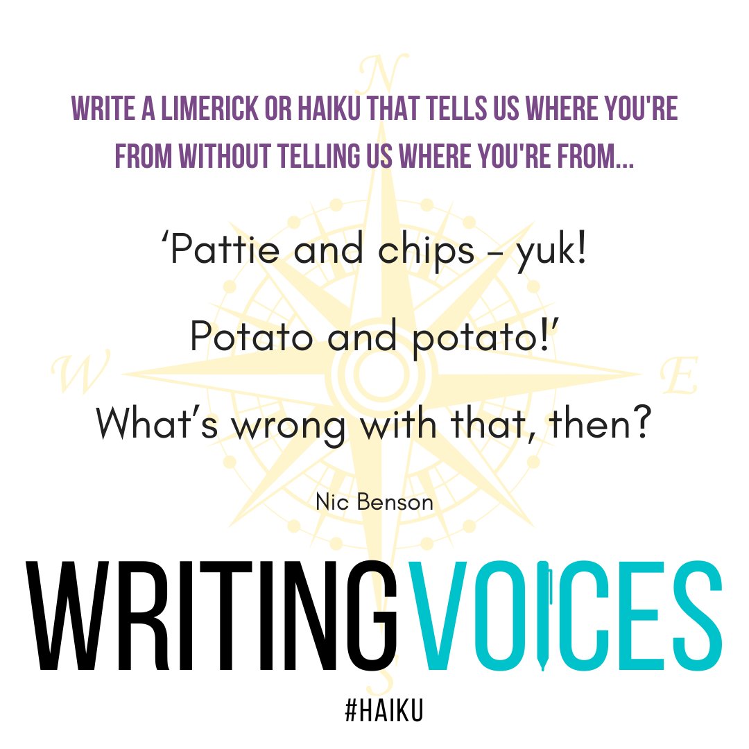 WritingVox's tweet photo. Pattie and chips, anyone? Maybe not...

#poetry #haiku #poet #poetrycommunity https://t.co/TRHp4LrWUB