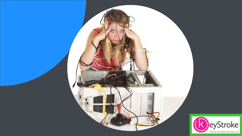 KeystrokeLtd's tweet photo. Today my pc went BOOM!
After years of loyal service my pc called it a day!
But that is okay as I have planned for these situations to happen.  Have you a disaster plan in place?

#KeyStrokeVSS #DisasterPlan #RecoveryPlan #VirtualAssistant https://t.co/OxiXBXIJx1