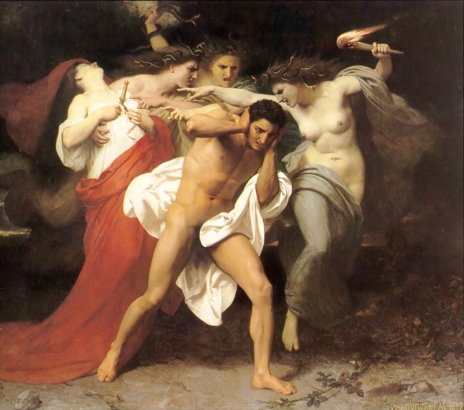 Arteymas_'s tweet photo. Orestes perseguido por las furias, 1862, William-Aldophe Bouguereau. https://t.co/omO9xygVYf