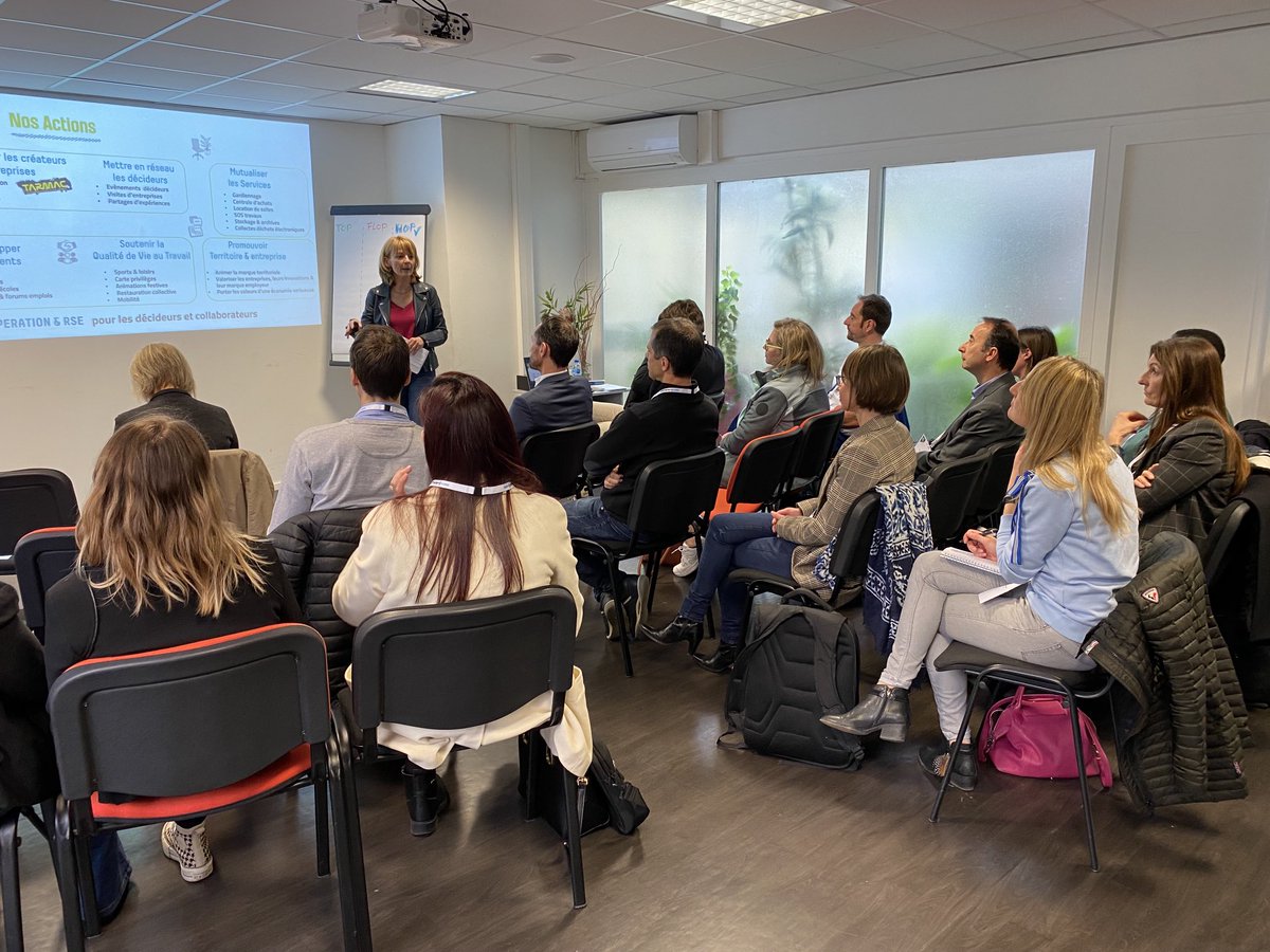 50 ans pour la technopole inovallee qui en amont de son #AG préparé avec les décideurs, les #RH et les étudiantes de ⁦<a href="/Grenoble_IAE/">Grenoble IAE</a>⁩ le #futurdutravail ! 3 ateliers de partage d’expérience cet après-midi qui seront restitués ce soir à ⁦<a href="/Inria/">Inria</a>⁩