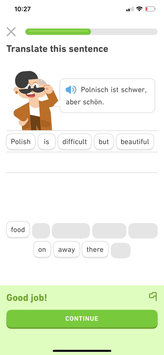 maddisonrs's tweet photo. Revisiting apps such as @duolingo has made me realise what elements of gamification motivates me (hint: I love a good progress bar).. I’ve also realised my German is not as good as I thought it was #ALM201 Have you been able to identify which gamification elements motivate you? https://t.co/2QbcYg7nSW