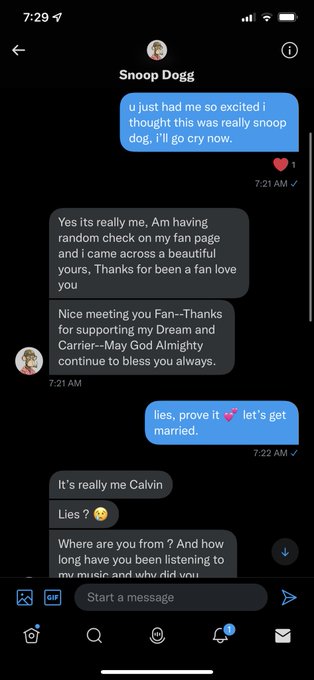 @SnoopDogg if only this was you, that woulda been cool but i was fooled (not really, but they think that<a class="tags" target="_blank" title="On Twitter" href="/?out=eyJ0eXAiOiJKV1QiLCJhbGciOiJIUzUxMiJ9.eyJpYXQiOjE3MjYyOTQ1NDEsImlzcyI6InR3cG9ybnN0YXJzLmNvbSIsIm5iZiI6MTcyNjI5NDU0MSwiZXhwIjoxNzU3ODMwNTQxLCJyZWRpcmVjdF91cmwiOiJodHRwczovL3R3aXR0ZXIuY29tL1Nub29wRG9nZyJ9.S4BEvZ2Xxf-2i2IsGL1Zw_YeHaxUTswhROLrMlB9bxzVq-xo2-TQP_uFalDQc4ejhVgEseMQ1ZjjIOIPzc6MSA">@SnoopDogg</a><a href="/tag/nftcommunity"class="tags"><span>#nftcommunity</span></a>