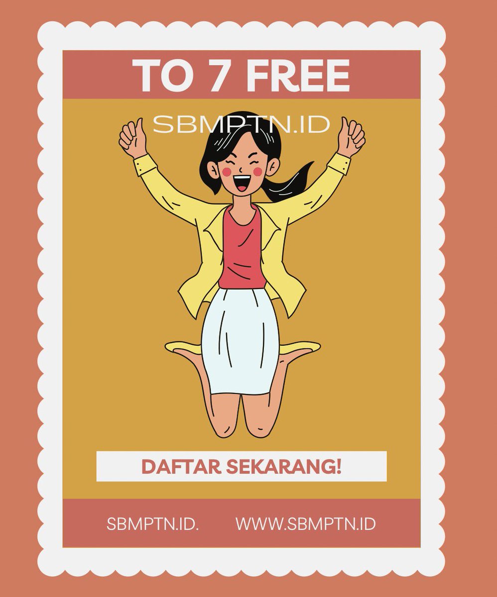 utbk_snpmb's tweet image. TRYOUT UTBK SBMPTN KE 7 (GRATIS)

Cara pendaftaran :
1.  Follow utbksbmptn.id
2. Tag 3 teman kamu di komentar
3. Share post ini di story instagram / twitter kamu
4. Upload semua persyaratan di web sbmptn.id

Mulai 9-12 April 2022