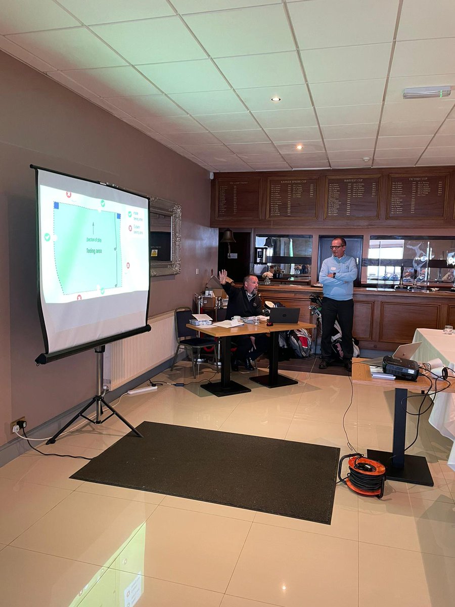 Kent_Golf_'s tweet photo. Participants from 13 different clubs attending our Level 2 Rules Course today and tomorrow at Parkwood GC. The tutors are Ash Weller and Sam Smith - a Level 3 rules officials working for the PGA and volunteering for Kent Golf.

@RandA #golfrules #rulesofficials #KentGolf https://t.co/6hJIL09kZy