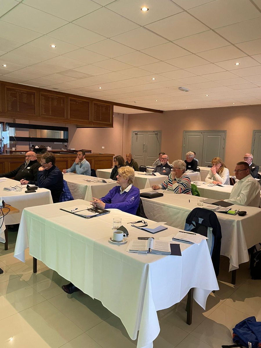 Kent_Golf_'s tweet photo. Participants from 13 different clubs attending our Level 2 Rules Course today and tomorrow at Parkwood GC. The tutors are Ash Weller and Sam Smith - a Level 3 rules officials working for the PGA and volunteering for Kent Golf.

@RandA #golfrules #rulesofficials #KentGolf https://t.co/6hJIL09kZy