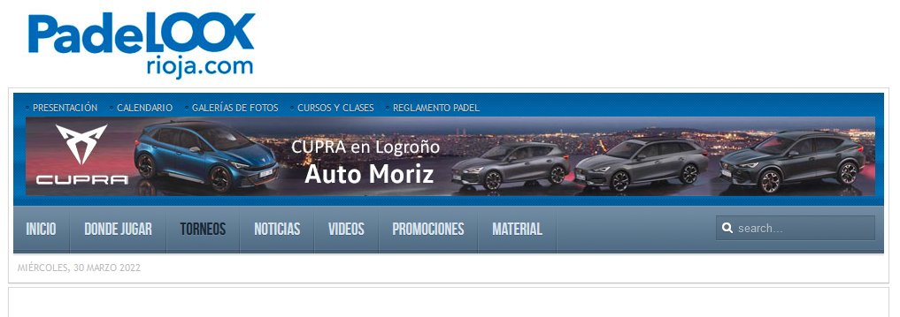 ¿No sabes qué torneos se han celebrado y se van a celebrar?... entra en  "INFORMACION TORNEOS" y entérate de todo!! padelookrioja.com/index.php/torn… #rioja #padel