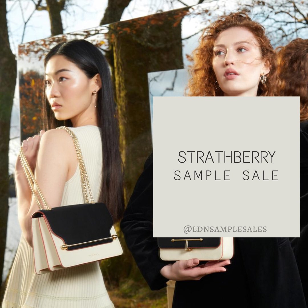 ldnsamplesales's tweet photo. #Strathberry #SampleSale

WHEN: 
8th April 2022 (10am - 6pm)
9th April 2022 (10am - 6pm)

WHERE:

Strathberry Ltd., 64-65 Burlington Arcade, 51 Picadilly, London, W1J 0QJ

HOW TO BOOK:

To choose your timeslot of attendance please register:

https://t.co/U4BCCrlerD https://t.co/SF4oTQ1wEY