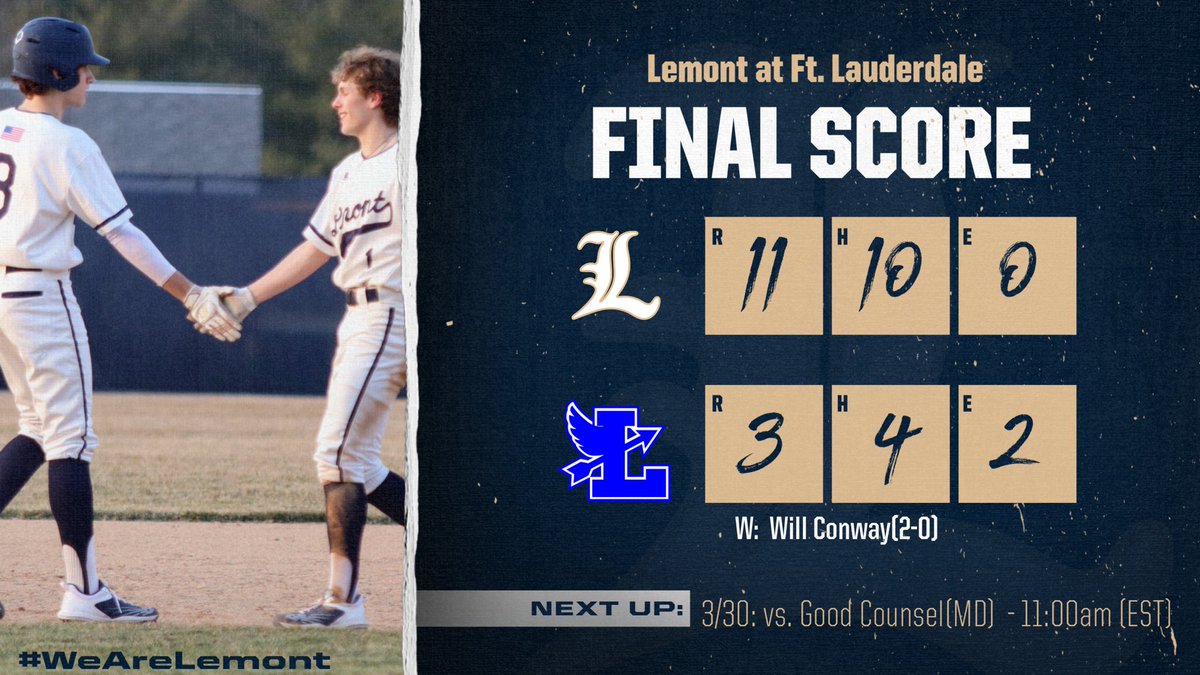 Lemont Baseball tweet media