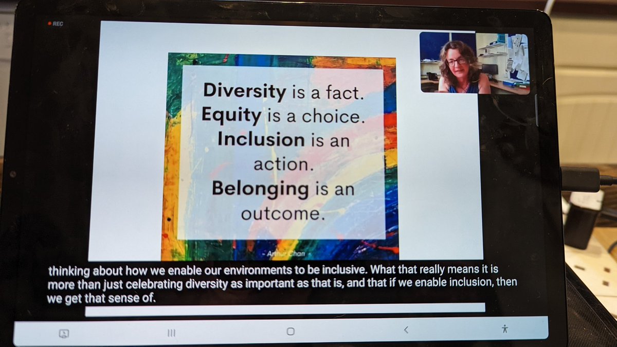 Absolutely yes!! 
Excellent présentation by <a href="/anna_annabav/">anna baverstock</a>😍
Also 🔥take4all...EDI is NOT JUST about Ethnicity. It's also about the widespread inequality exp. w/ a Disability but so often minimised @ bottom of EDI agendas. 
#inclusion <a href="/RCPCHtweets/">RCPCH</a> <a href="/DrSophieJackson/">Sophie Jackson</a> <a href="/disableddoctors/">Disabled Doctors Network (UK)💙</a>