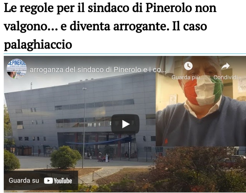 VocePinerolese's tweet photo. #sindacopinerolo il #provocatore e #offende. #palaghiaccio con #contichenontornano
Le regole per il sindaco di #Pinerolo non valgono... e diventa arrogante. Il caso palaghiaccio | Voce Pinerolese https://t.co/uDwqwdIQBN https://t.co/D8g9ssnuqt