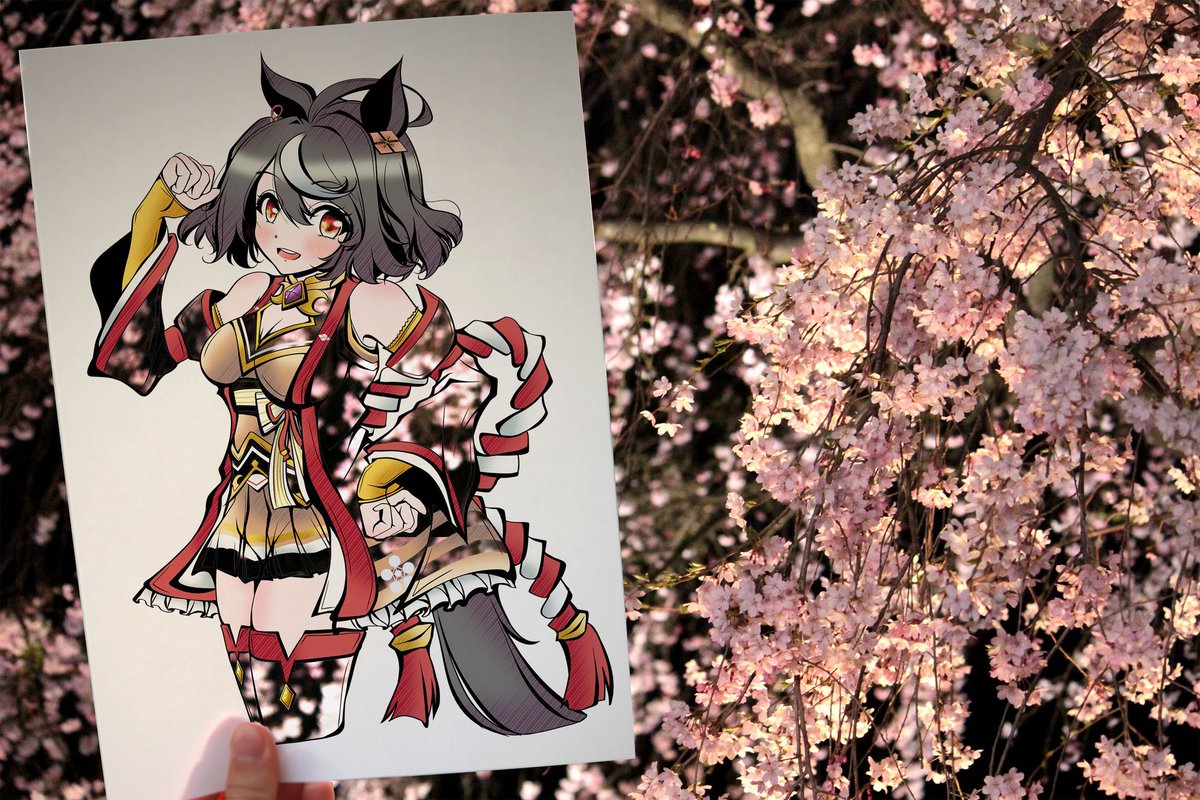 #今月描いた絵を晒そう
今月は2枚+描き途中とかラクガキがちょこちょこ。最近描き途中のものがめっちゃ増えてるので来月はもっと完成させます💪 