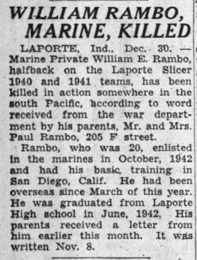 History_Flight's tweet photo. PVT Rambo will be buried at Arlington National Cemetery in Arlington, Virginia, on 4 April 2022 at 11:00am with full military honors. Stay tuned for more information about this Marine's long journey home!
#welcomehome #marines #semperfi #usmc #ww2 #tarawa #pacific #historyflight https://t.co/XIY5jU6gui