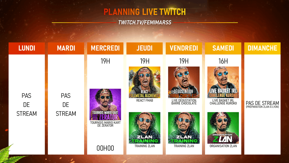 les rencontres de la soirée de mardi stream