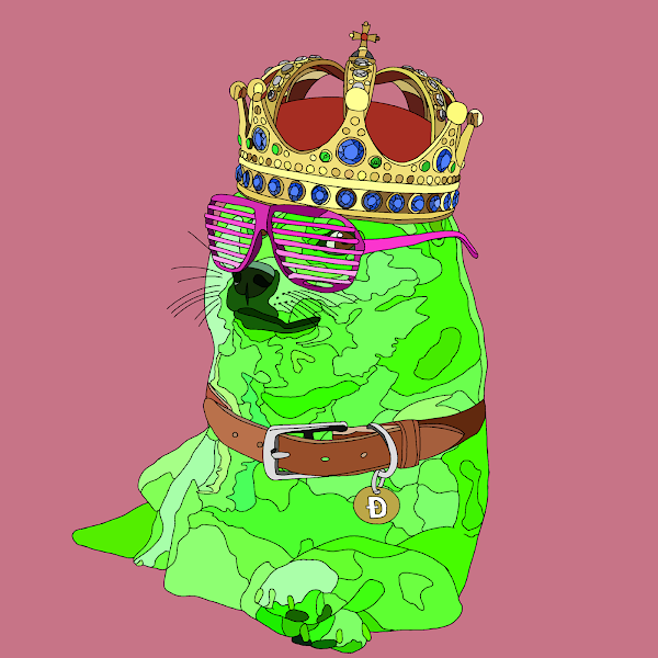 DogeKennelClub's tweet photo. The First Alien with saphire crown was just minted #doge #dogenft #nft #polygon https://t.co/PR3RbZlNTk