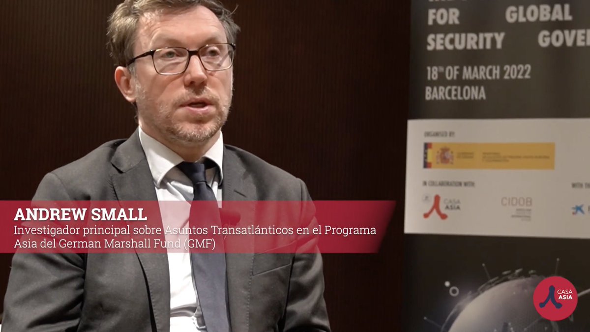 CasaAsia's tweet photo. 🎙️ #ASIAVIEW | Interview with Andrew Small (@ajwsmall), Senior Transatlantic Fellow @gmfusa1
🌐 He talks about the role of #Europe and China in the #IndoPacific and whether #China can mediate in Ukraine and if a similar operation in Taiwan is possible
▶️ https://t.co/wgUMSQPgJ5 https://t.co/zaECQ1OcO9