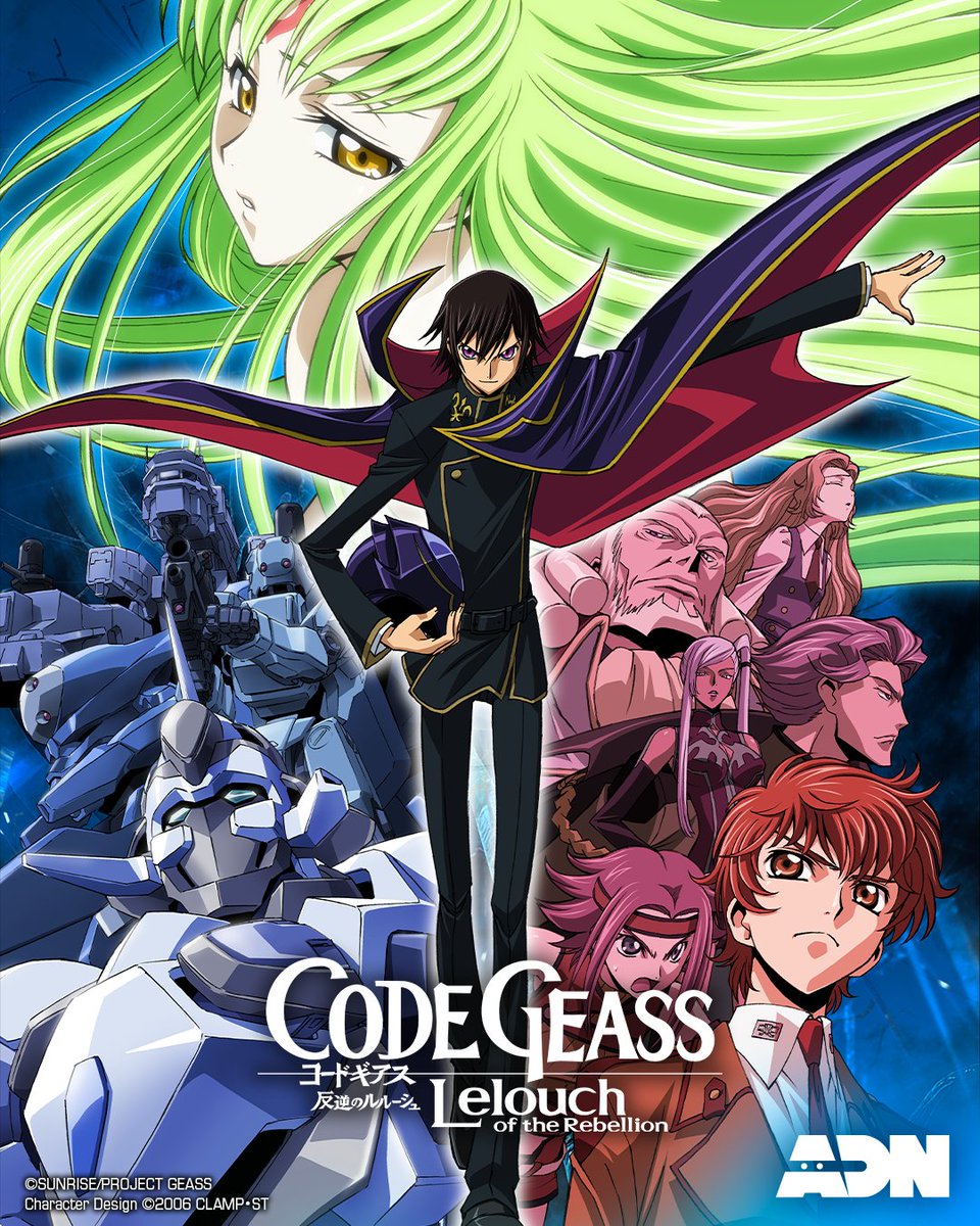 ADNanime's tweet image. #CodeGeass, ou l'exemple parfait d'une magnifique claque scénaristique. Vous avez d'autres licences en tête sur la même ligne ? 🤔