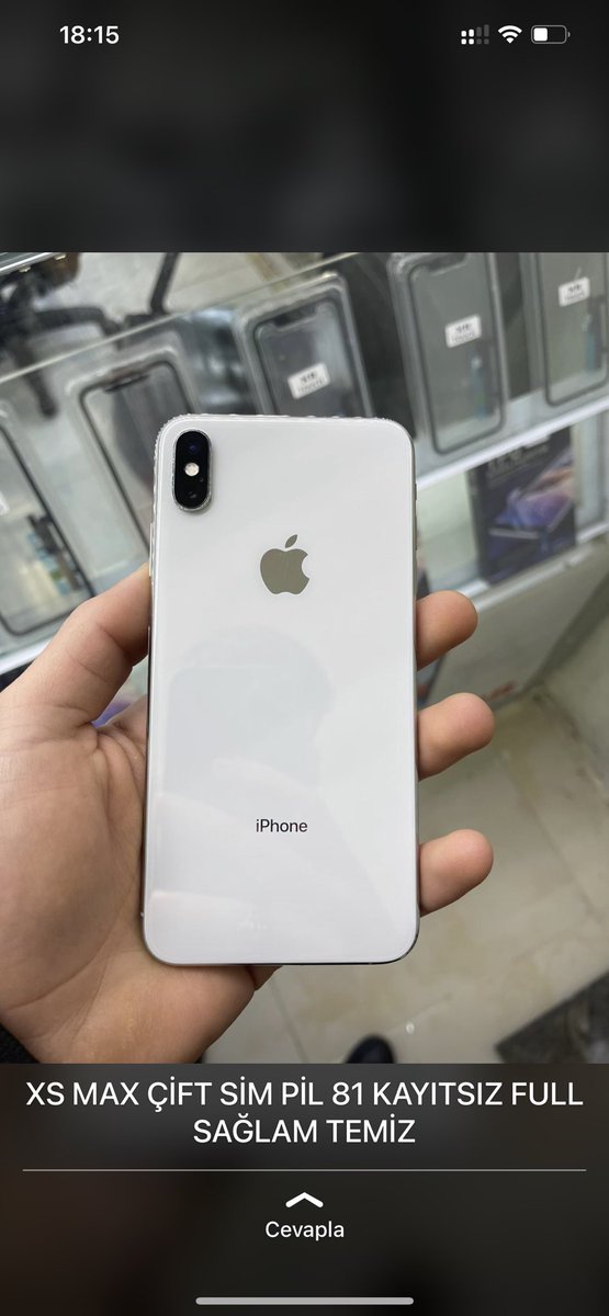XS MAX KAYITSIZ ÇİFT SİM PİL 81