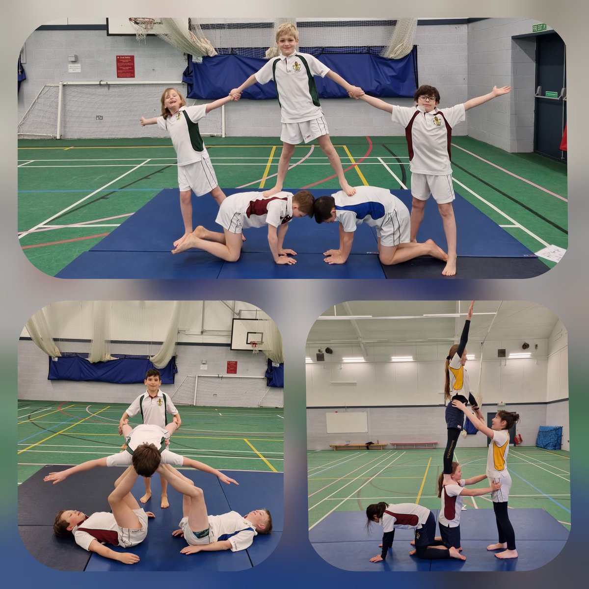 BWPSport's tweet photo. Y6 have enjoyed their gymnastic partner and group balance work in PE this term! #teamwork #5secs #goodbodytension #fullextension #presentation https://t.co/Z3xD9II2ZW