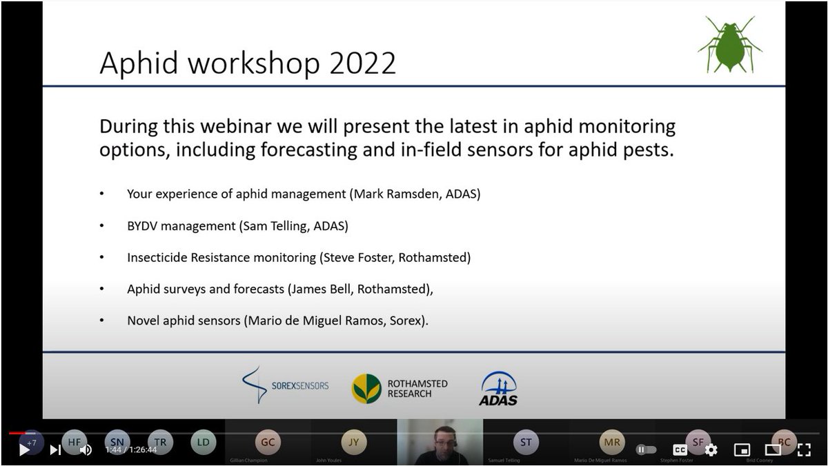 ADAS (@adasgroup) on Twitter photo Warmer weather ☀ = rising #aphid pressure 🦟📈
Monitoring their populations to track risk is vital. What tools exist to do this & how can monitoring be made easier? 🔎
Check out our workshop recording with <a href="/Rothamsted_RIS/">Insect Survey</a> & <a href="/sorexsensors/">Sorex Sensors</a> to learn more 💻adas.co.uk/news/improving… Warmer weather ☀ = rising #aphid pressure 🦟📈
Monitoring their populations to track risk is vital. What tools exist to do this & how can monitoring be made easier? 🔎
Check out our workshop recording with <a href="/Rothamsted_RIS/">Insect Survey</a> & <a href="/sorexsensors/">Sorex Sensors</a> to learn more 💻adas.co.uk/news/improving…