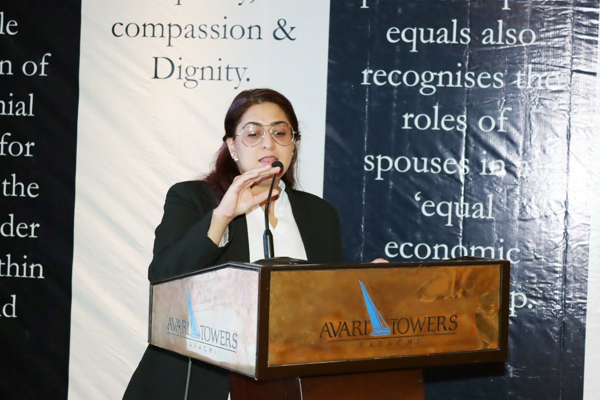 las_pakistan's tweet photo. Every woman should be entitled to post-divorce maintenance and marital property rights. The same are provided in religion and need to be made good law." - Barrister Zahra Vayani on matrimonial property #LegalAidSociety #FreeOurFamilyLaws @womeninlawpk @womeninlaw @musawah https://t.co/qGwXNk4mOT