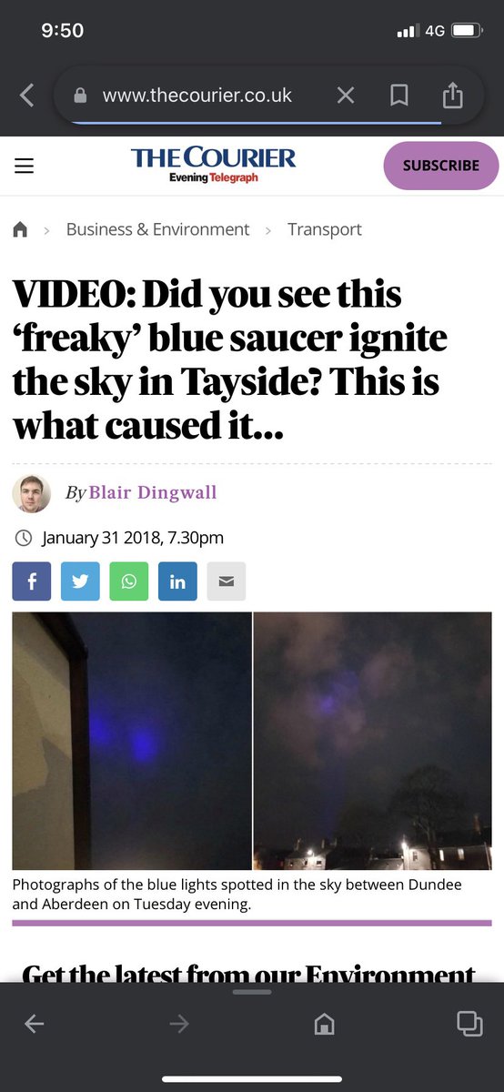 there’s not many times in life you have to check if there is a cow being abducted by aliens using a large blue glowing light in the sky, but last night in my van was one of them. 🐮 🛸 

(Pics by SPiS Scotland)