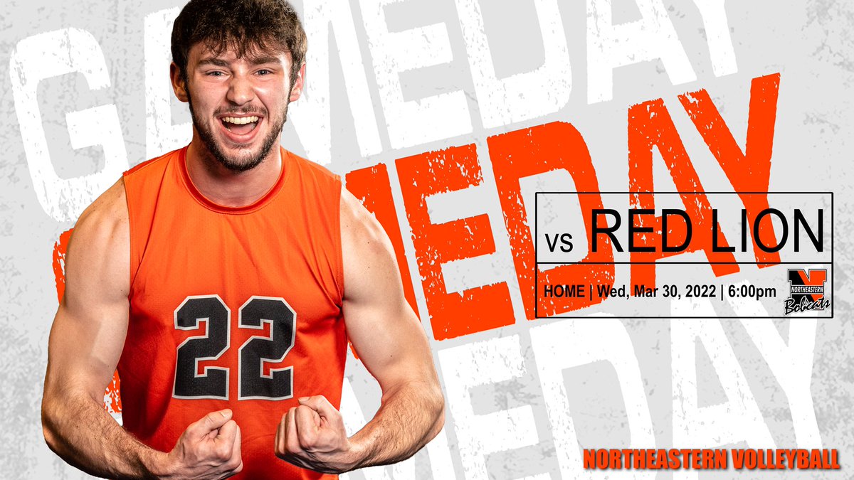𝐕𝐎𝐋𝐋𝐄𝐘𝐁𝐀𝐋𝐋 𝐆𝐀𝐌𝐄𝐃𝐀𝐘
Northeastern 🆚 Red Lion
HOME | Wednesday, March 30, 2022
JV 6:00pm | Varsity 7:30pm
<a href="/NESD/">Northeastern Bobcats</a>