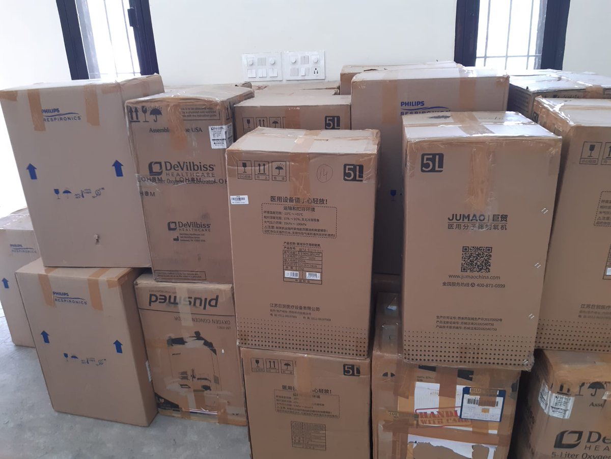 YOUWECAN's tweet photo. Thank you @SPGlobal for your invaluable support in providing 39 oxygen concentrators for YouWeCan's #Mission1000Beds project.
We're sure this gesture will benefit patients in the long run.
#SPGlobalIndia
#SPGlobalImpact
@YUVSTRONG12 https://t.co/0LaHdxX99u