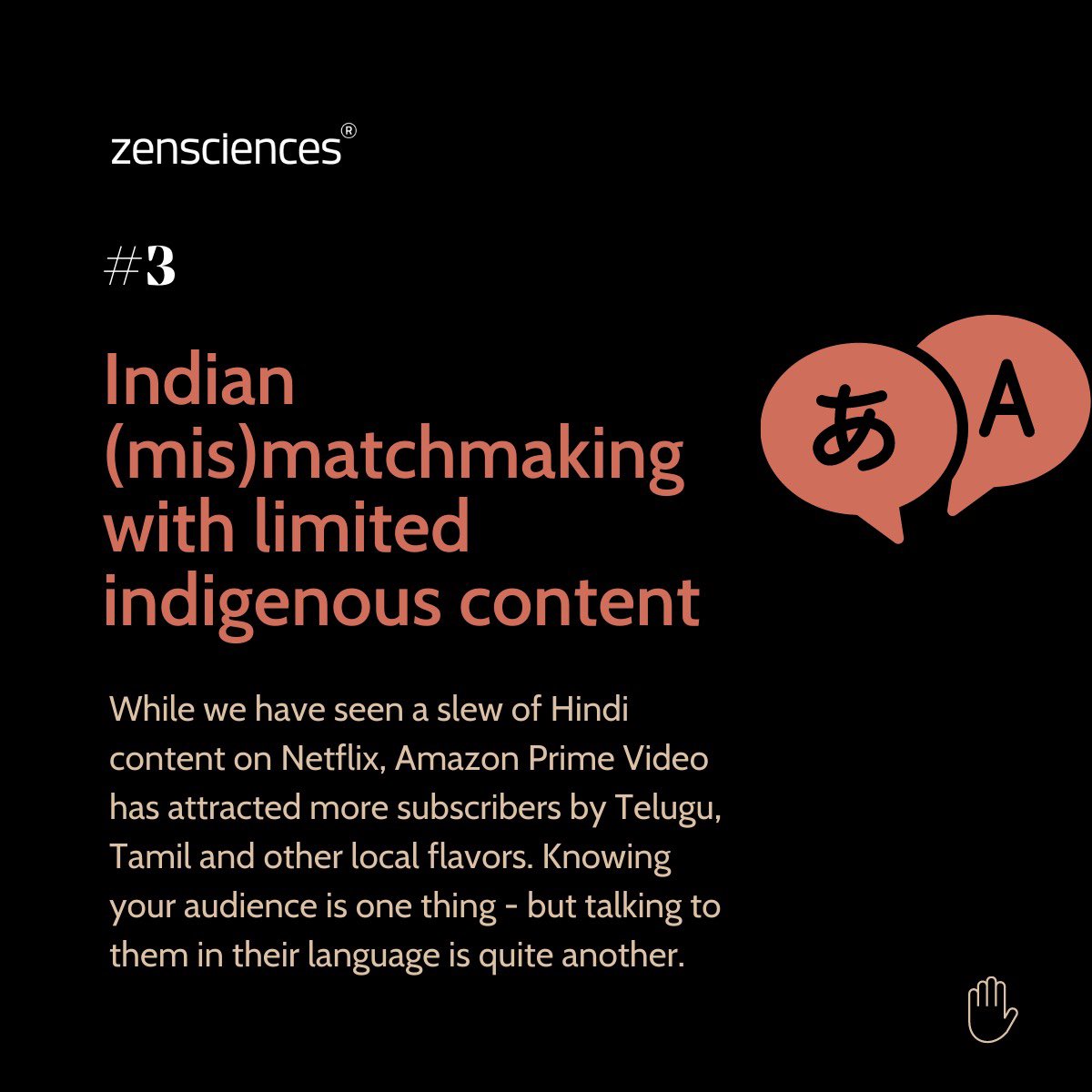 zensciences's tweet photo. India has been one of the world’s fastest growing markets for OTT. But it has been a tough market to win for Netflix. 

So why did the streaming giant fail to create buzz amidst other OTTs? We see three major possible reasons 👇🏽

#MarketingLessons #Netflix https://t.co/YXhBcBjORE