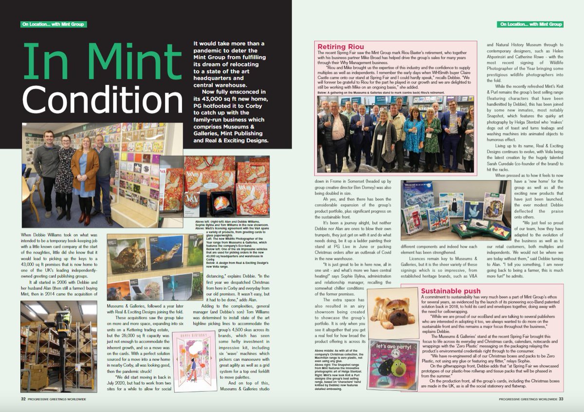 <a href="/MintPublishing/">M!NT</a> feature in <a href="/Prog_Greetings/">PGBuzz.net / Progressive Greetings</a> latest issue #greetingcards #whatsnew <a href="/RealandExciting/">RealandExciting</a> <a href="/mgml_uk/">Museums & Galleries</a> 
bit.ly/36yDafq