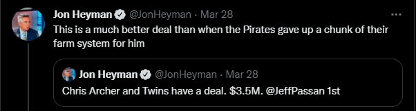 Mike_InIllinois's tweet photo. The Pirates are literally the butt of everyone's jokes and some of the Pittsburgh media still defend Nutting. Yes, the Archer jokes are old, but still true. Pirates are the laughing stock of MLB. As Owen Hart would say "enough is enough and it's time for a change"
#FireNutting https://t.co/O5Vc5K2BtV