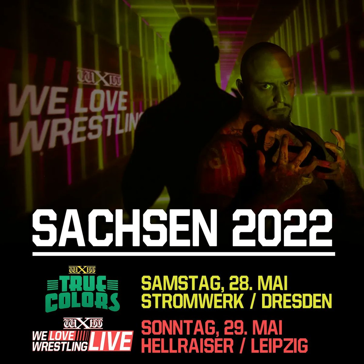 wXwGermany's tweet image. Sachsen 2022!

#ArrowsofHungary Mitglied @IcarusAaron kommt nach Sachsen! 

#wXwTrueColors
28.05. Stromwerk, Dresden

#WeLoveWrestling LIVE
29.05. Hellraiser, Leipzig

Tickets: wXwNOW.com/events

Pic: @_janice_janice_