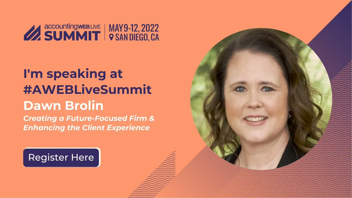 TheDesignatedM1's tweet photo. Have you registered yet for #AWEBLiveSummit ? It is going to be epic!
Do it today! https://t.co/dIKVRUv94P
Dawn is getting the #TeamBrolinStartingLineup ready to go, and she'll see you there!
Connect with @AccountingWEB and on LinkedIn they're https://t.co/BcSLMyegnZ https://t.co/YcyluuDAzg