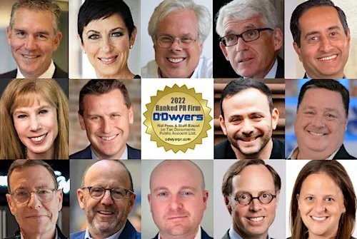 Frank_Strong's tweet photo. PR Firms Report Robust 29.7% Growth in '21 - ~$6.5 billion (+) in fees

"Edelman grew 17.2 percent to $984.9M as it closed in on becoming the first billion-dollar PR firm. Headcount jumped 16.8 percent to 6,004 people."

https://t.co/z4iv4YnEJd

v @kevinmccauley46 @odwyerpr https://t.co/qpWdSrDndW