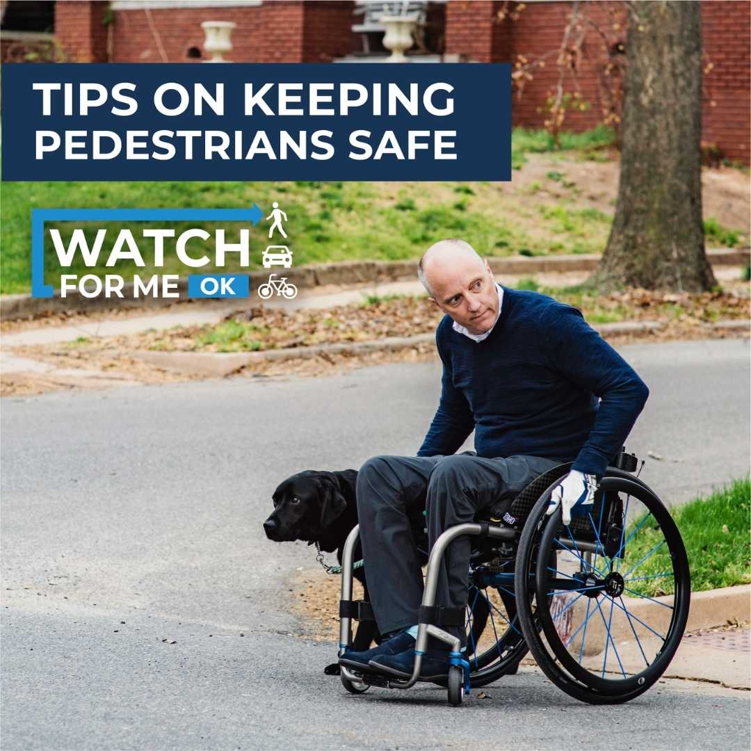 watch4meok's tweet photo. The classic advice, look both ways before crossing the street, is still important, but there are more tips that can help keep pedestrians safe! Follow @watch4meok or visit https://t.co/RwdxSR82L3 for more resources and tips.
#WatchForMeOK https://t.co/4HoN50Gp8D