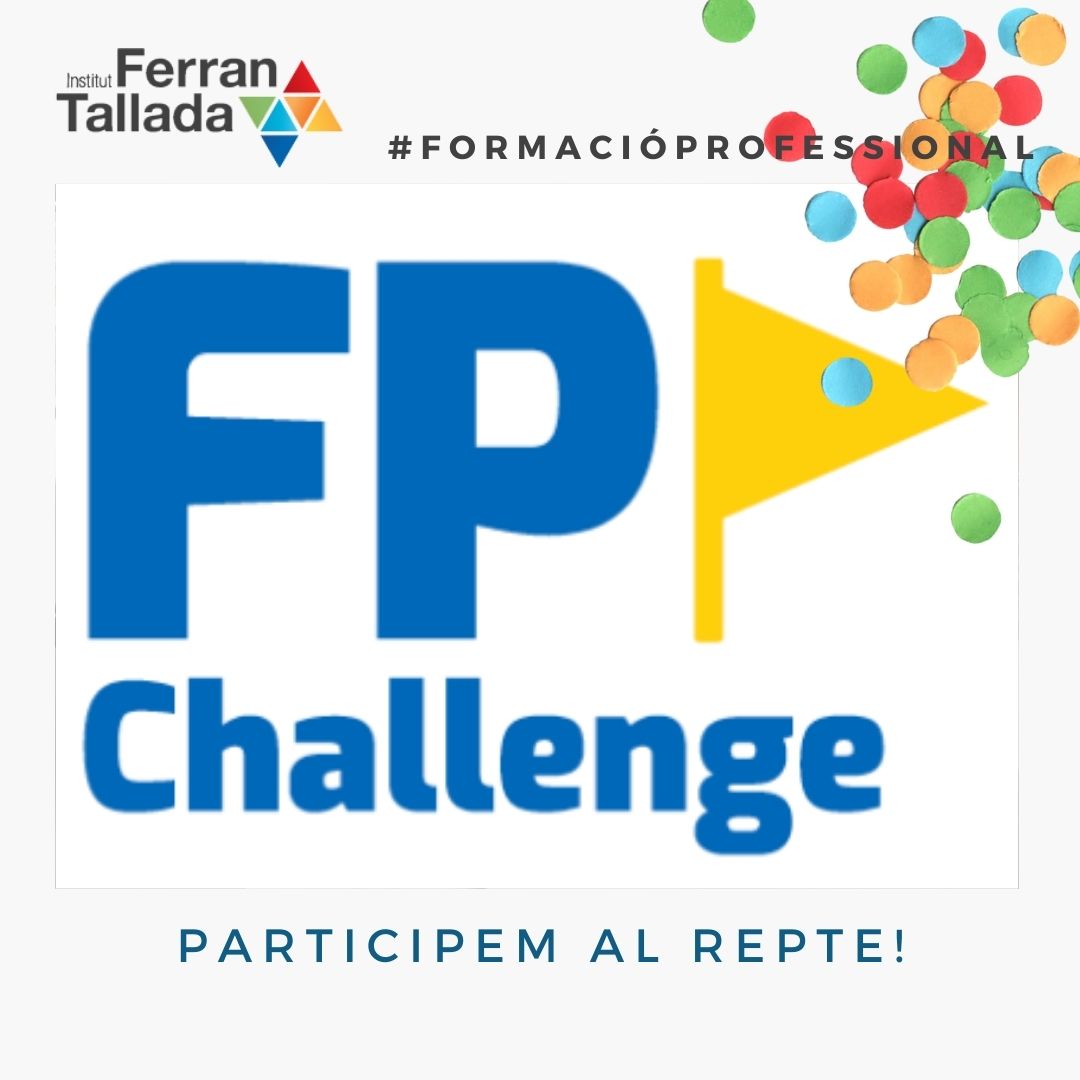 Ferrantallada's tweet photo. Demà participarem a l’#FPChallenge, on l'#ONG #karibia ens plantejarà un repte que ens farà posar en joc la creativitat i el treball en equip. Hi participen 8 alumnes de 2n d’#IntegracióSocial i d’#EducacióInfantil. Força #FerranTallada!
@impulsfp @educaciocat @activaFP https://t.co/KgOgVnMOJG