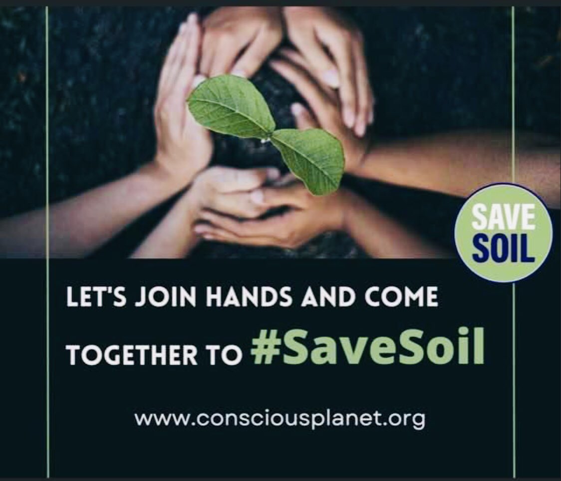 Show your support. 
Join the movement to #SaveSoil.
Let's come together and make it happen.

#ConsciousPlanet #consciousliving #soilmatters #letsworktogether