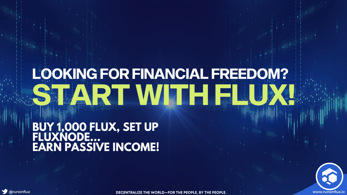 BettyK0's tweet photo. Looking for a #passiveincome ??
Put your $FLUX to work and earn while you sleep! 😊

My two Nimbus nodes earn me more money than renting an apartment and it's easier. ❤️ Thanks #Flux! 

@runonflux #crypto #nodes #naas https://t.co/Wd0to8K8on