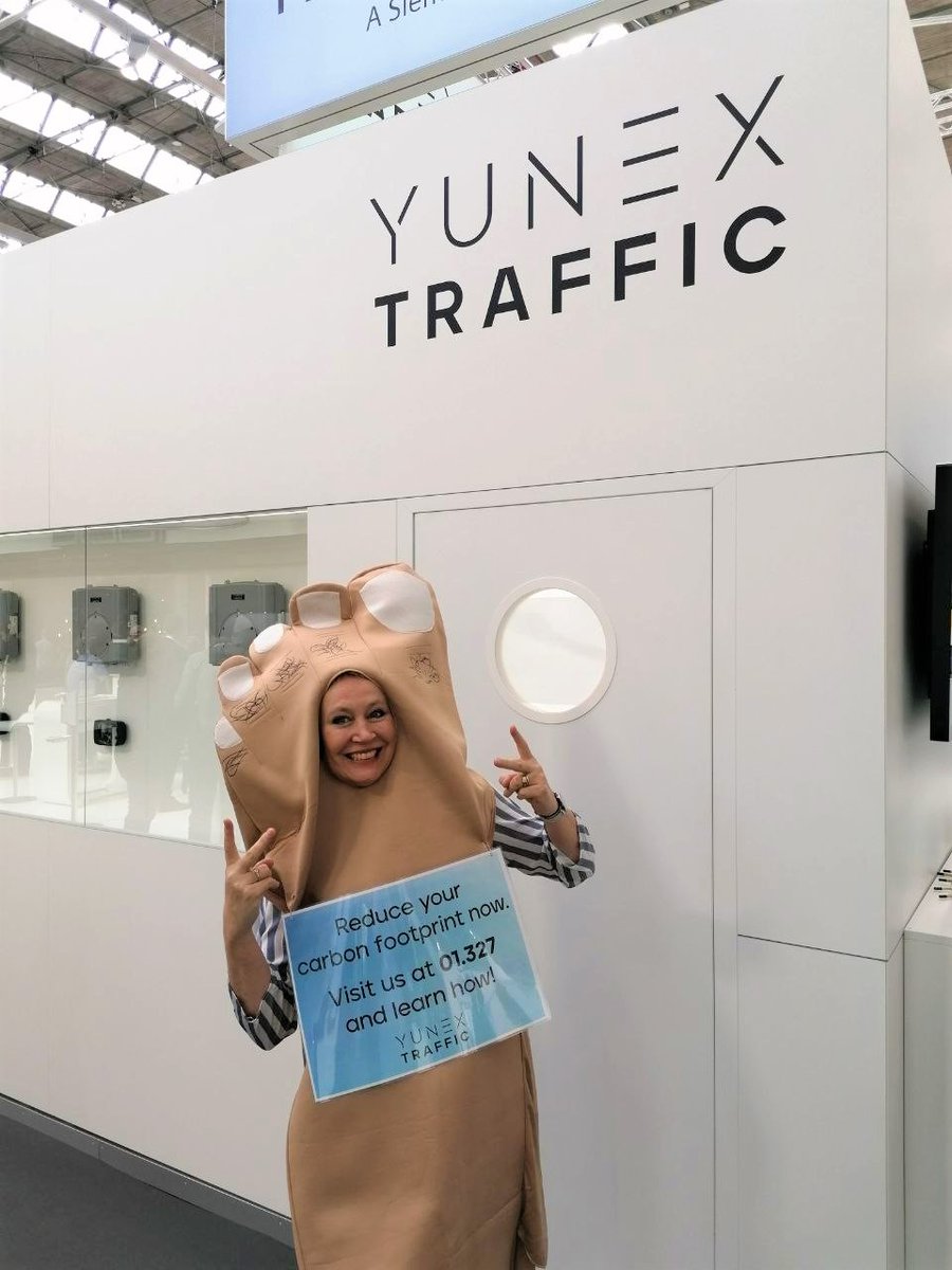 Yunex Traffic (@yunextraffic) on Twitter photo Spotted: Your carbon footprint! Reduce your emissions now - visit us at booth 01.327 and learn how! <a href="/intertraffic/">Intertraffic</a> #intertraffic2022 #ITA22 Spotted: Your carbon footprint! Reduce your emissions now - visit us at booth 01.327 and learn how! <a href="/intertraffic/">Intertraffic</a> #intertraffic2022 #ITA22
