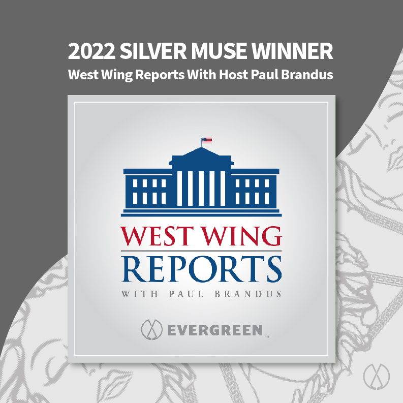 StreamEvergreen's tweet photo. A HUGE #congratulations to West Wing Reports for winning a SILVER MUSE award! We are so proud to have you as a part of the Evergreen family.
#MUSE #MUSEWinner #2022MUSEAWARD #podcast #podcasting #MUSEweek https://t.co/beIOBuMnnQ