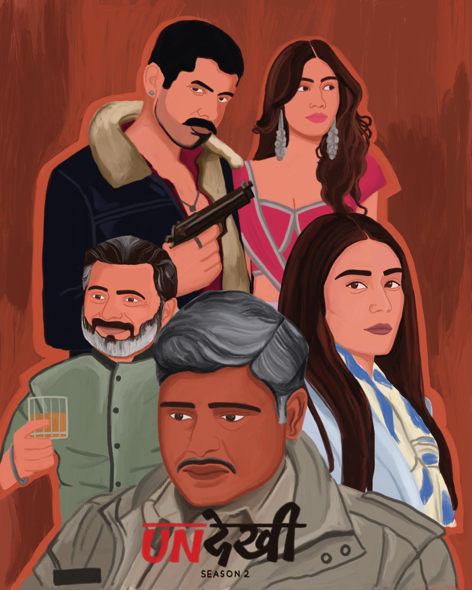 A portrait of the layered characters of Undekhi S2 by #Disha
<a href="/SonyLIV/">Sony LIV</a>