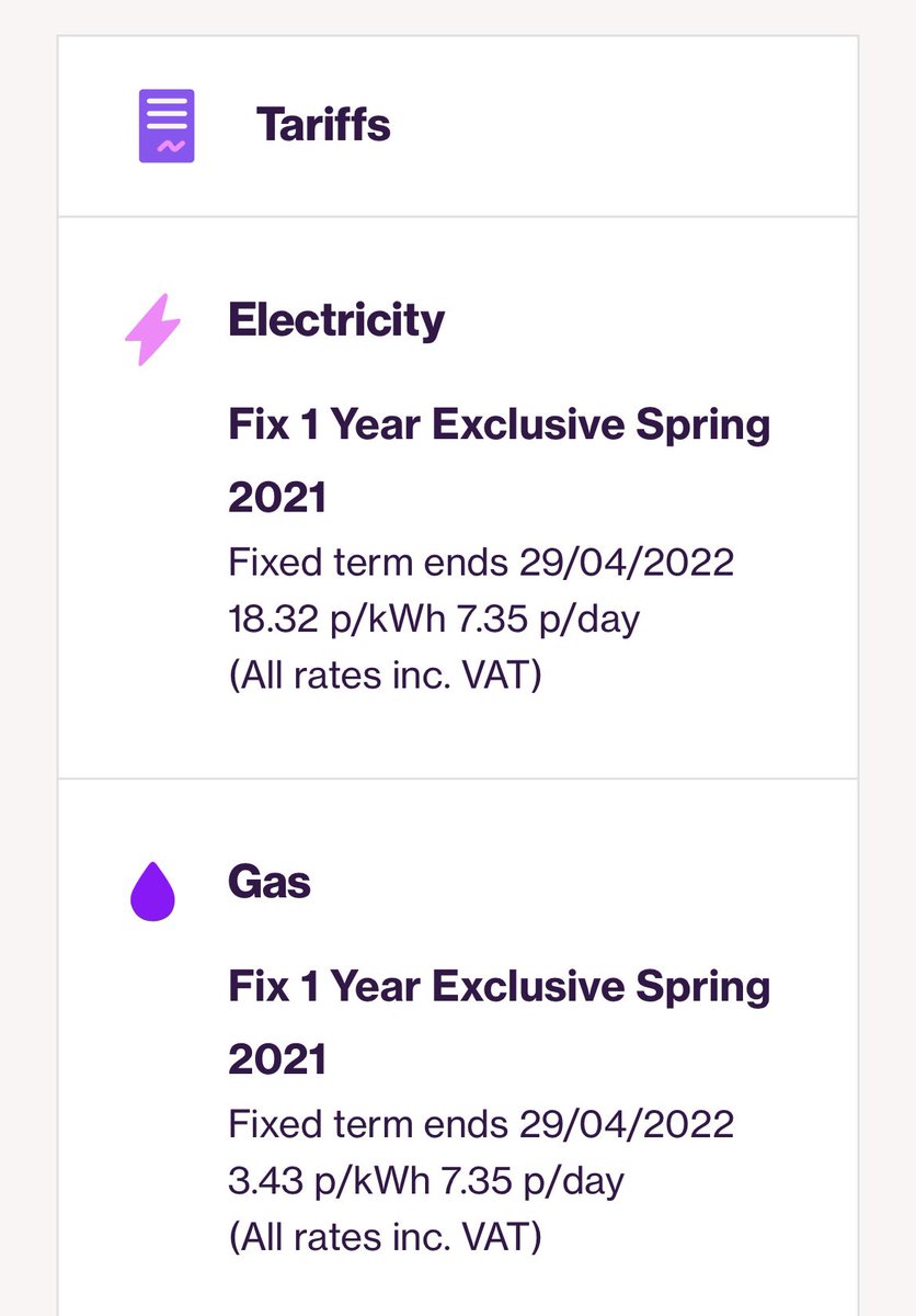 weeza85's tweet photo. @MartinSLewis The worst time for our fixed tariff to come to an end….. our bill will go up by 97% from May 😭 https://t.co/bsUJuphA8c