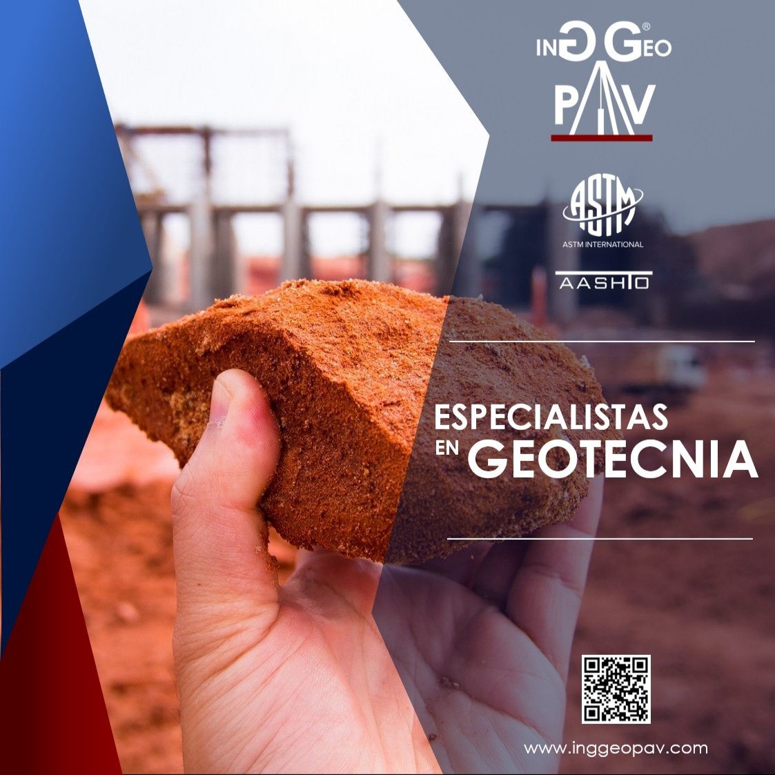 #Geotecnia | Determina la utilidad y capacidad de los distintos terrenos para su uso como soporte de nuestros puentes, edificios, viviendas, recipiente de nuestros embalses o constituyentes de nuestras vías y carreteras.