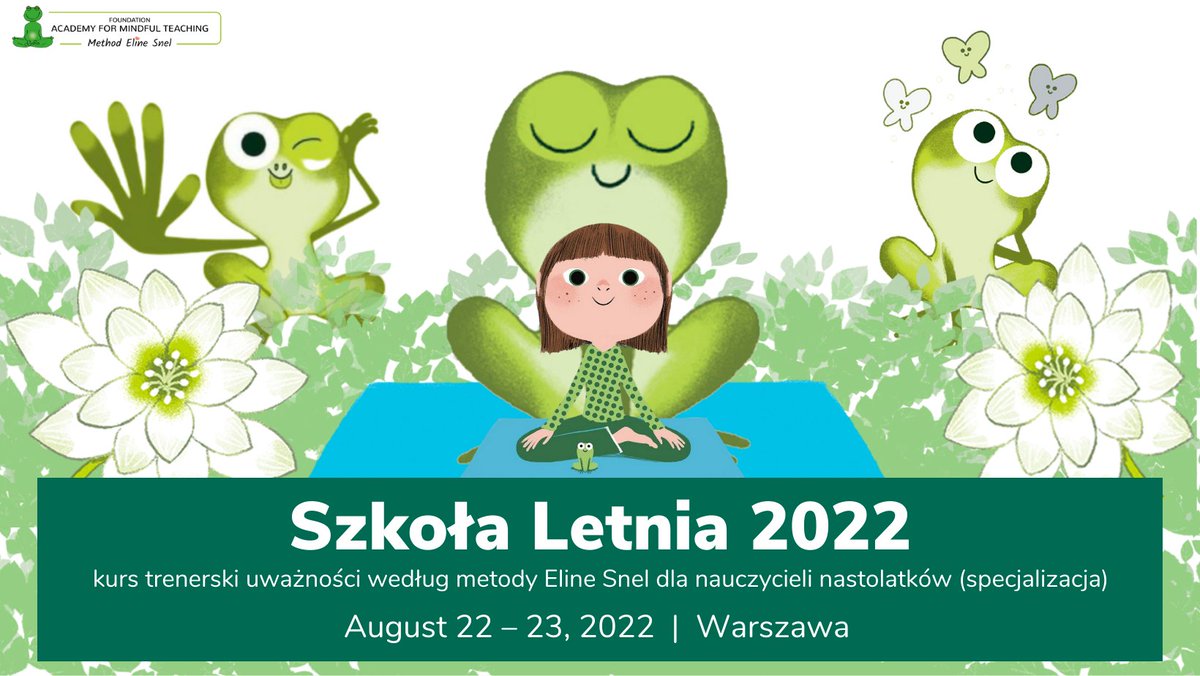 elinesnel's tweet photo. Więcej informacji  o kursie uprawniającym do ubiegania się o certyfikat renera Mindfulness dla młodzieży w Metodzie Eline Snel znajdziesz na stronie: https://t.co/ThhsJWvquk

#metodaElineSnel #uwagatodziala #uwaznoscispokojzabki https://t.co/X28WAHrPMH