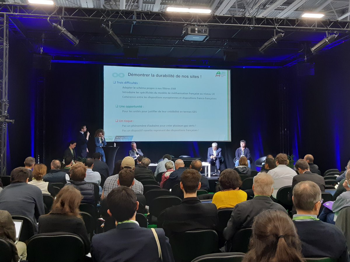 #Bio360Expo
🎙@xavierpassemard directeur #Biométhane chez <a href="/GRDF/">GRDF</a>, était présent à la conférence "#Méthanisation : quoi de neuf en 2⃣0⃣2⃣2⃣ ?". L'occasion de faire un état des lieux et de parler des perspectives de développement du #GazVert.