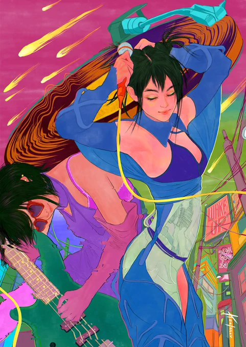 Women in Music illustrations for #VisibleWomen 
