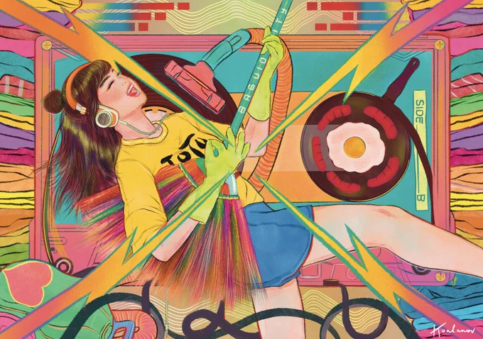 Women in Music illustrations for #VisibleWomen 